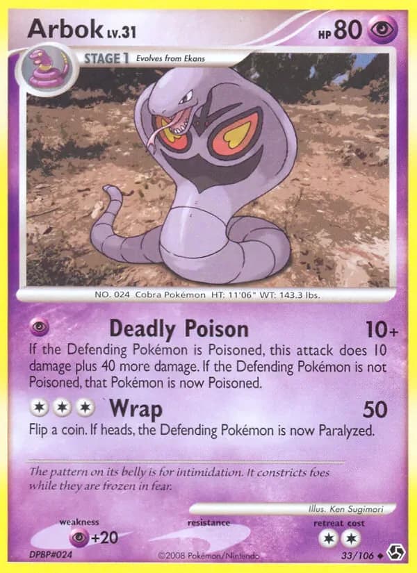 Arbok 33/106 from Great Encounters