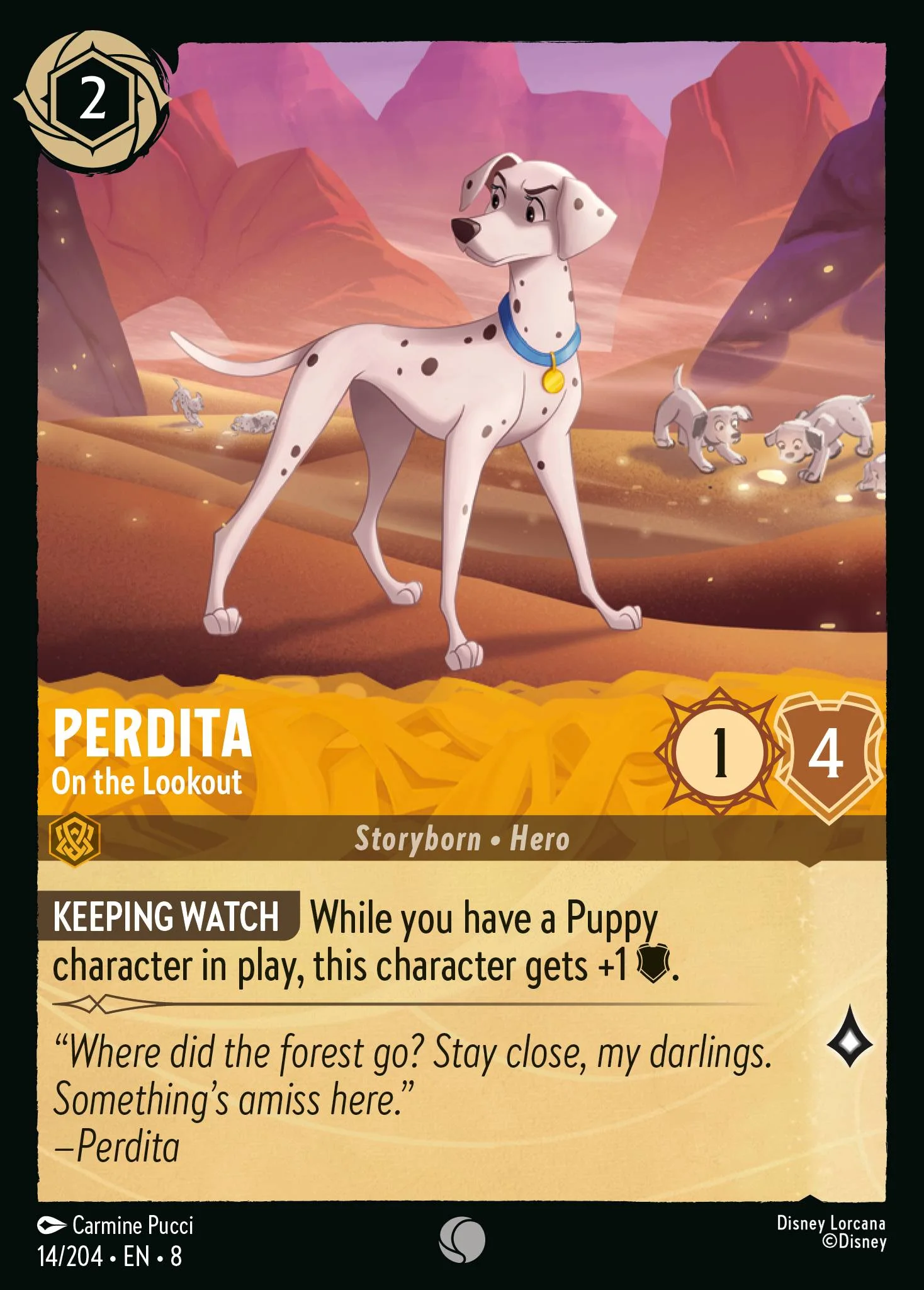 Perdita - On the Lookout 14/204 from Reign of Jafar