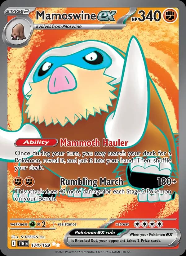 Mamoswine ex 174/159 from Journey Together
