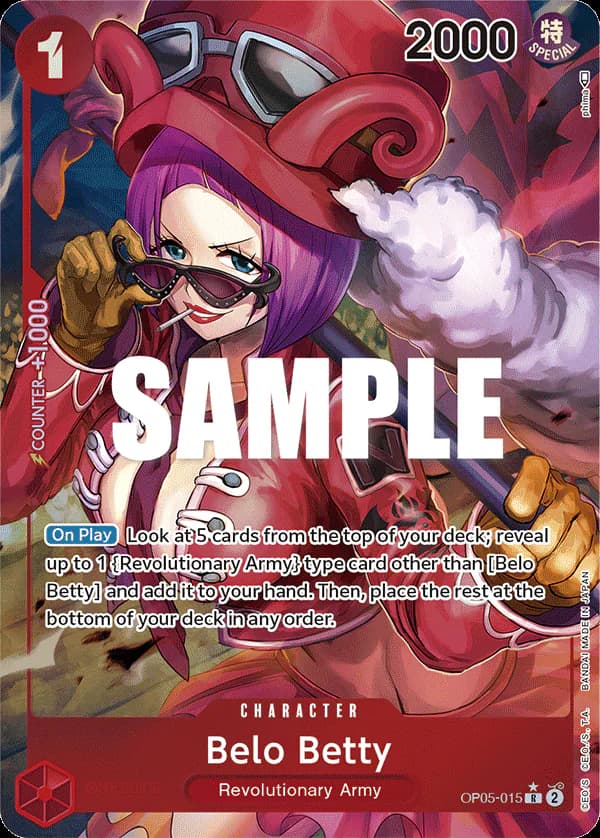 Belo Betty OP05-015 Official alternate printing 1