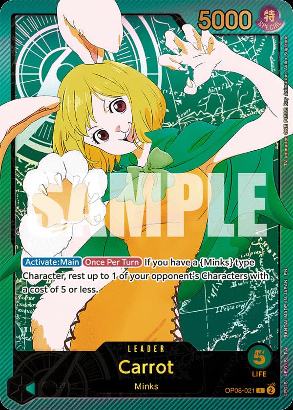 Carrot OP08-021 Official alternate printing 2