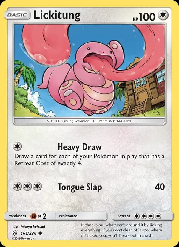 Lickitung 161/236 from Unified Minds