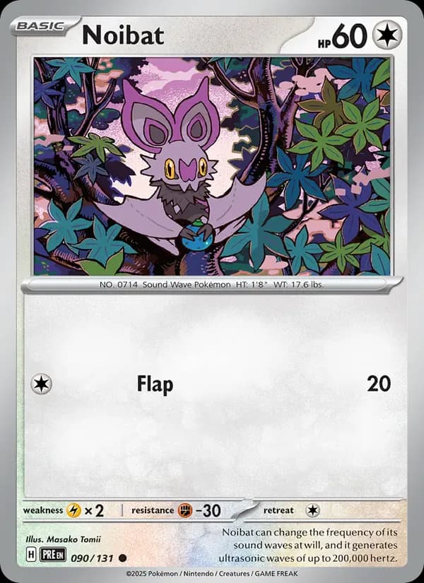 Noibat 090/131 from Prismatic Evolutions
