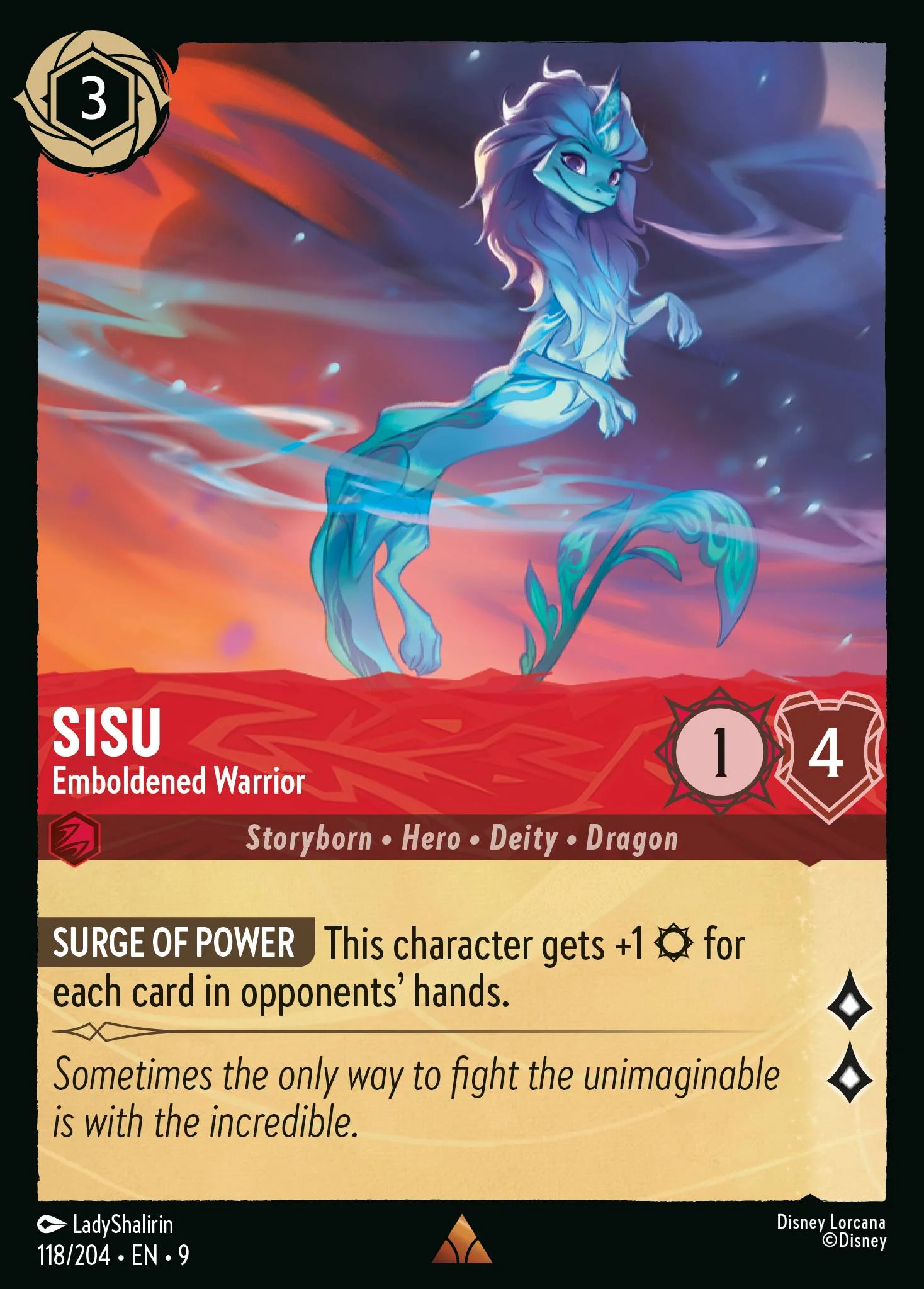 Sisu - Emboldened Warrior 118/204 from Fabled