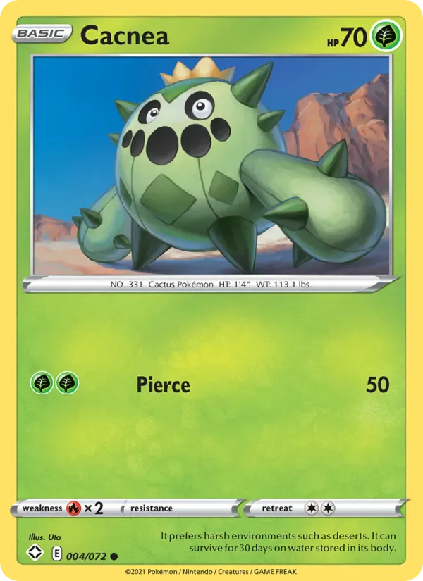 Cacnea 4/72 from Shining Fates