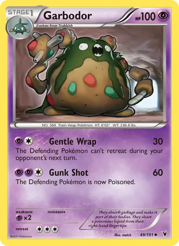 Garbodor 49/101 from Noble Victories