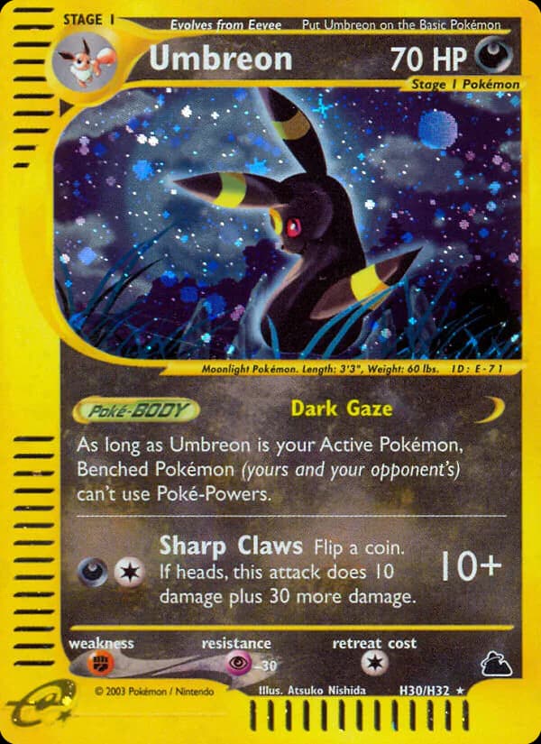 Umbreon H30/144 from Skyridge