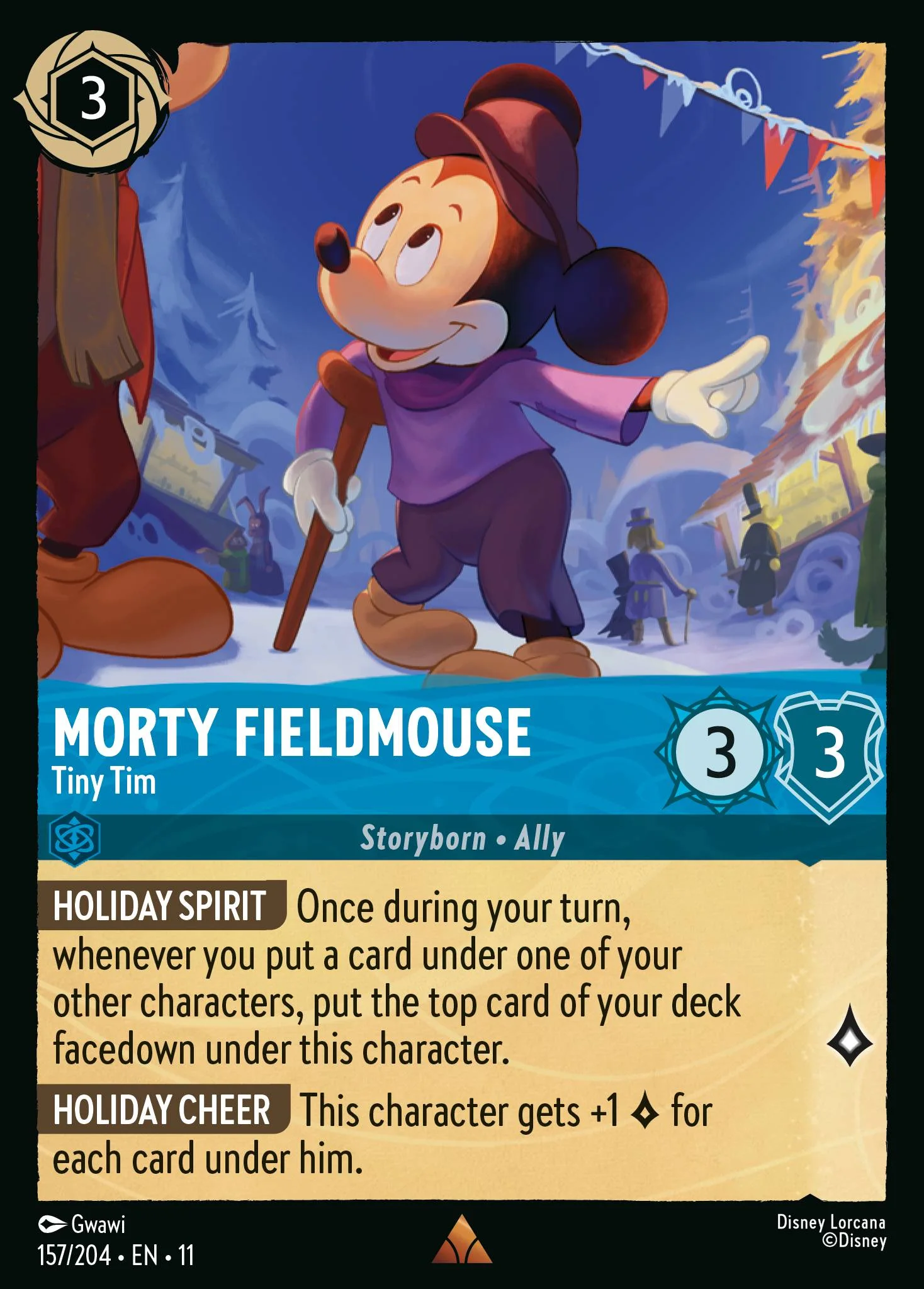 Morty Fieldmouse - Tiny Tim 157/204 from Winterspell