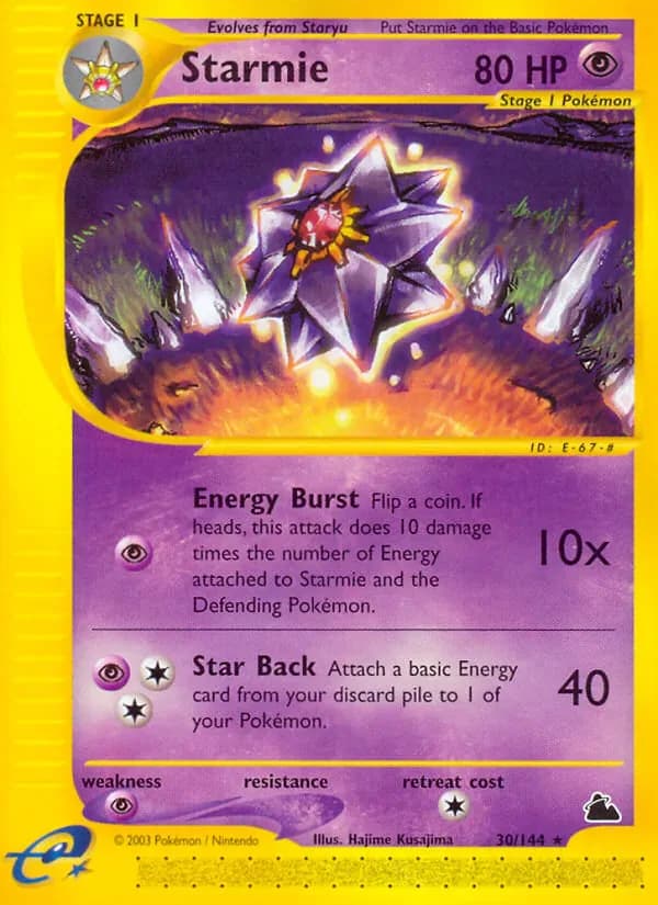 Starmie 30/144 from Skyridge
