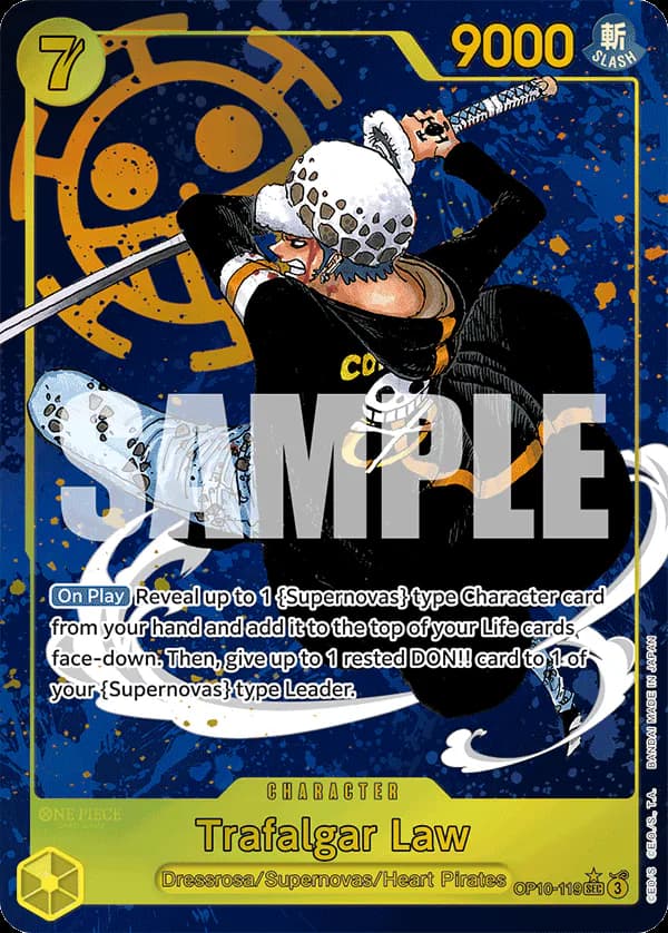 Trafalgar Law OP10-119 Official alternate printing 1