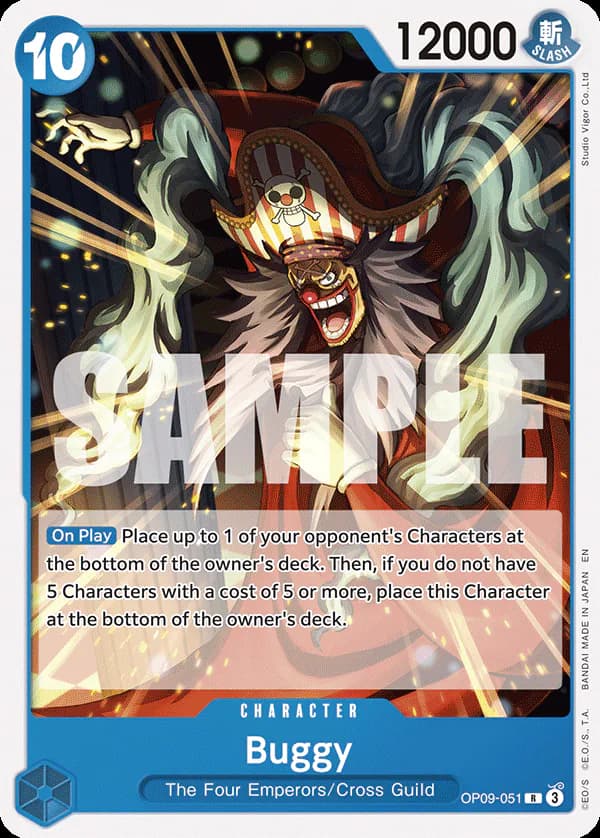 Buggy OP09-051 Official alternate printing r1