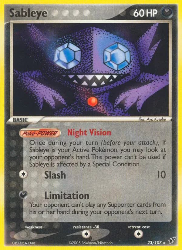 Sableye 23/107 from EX Deoxys