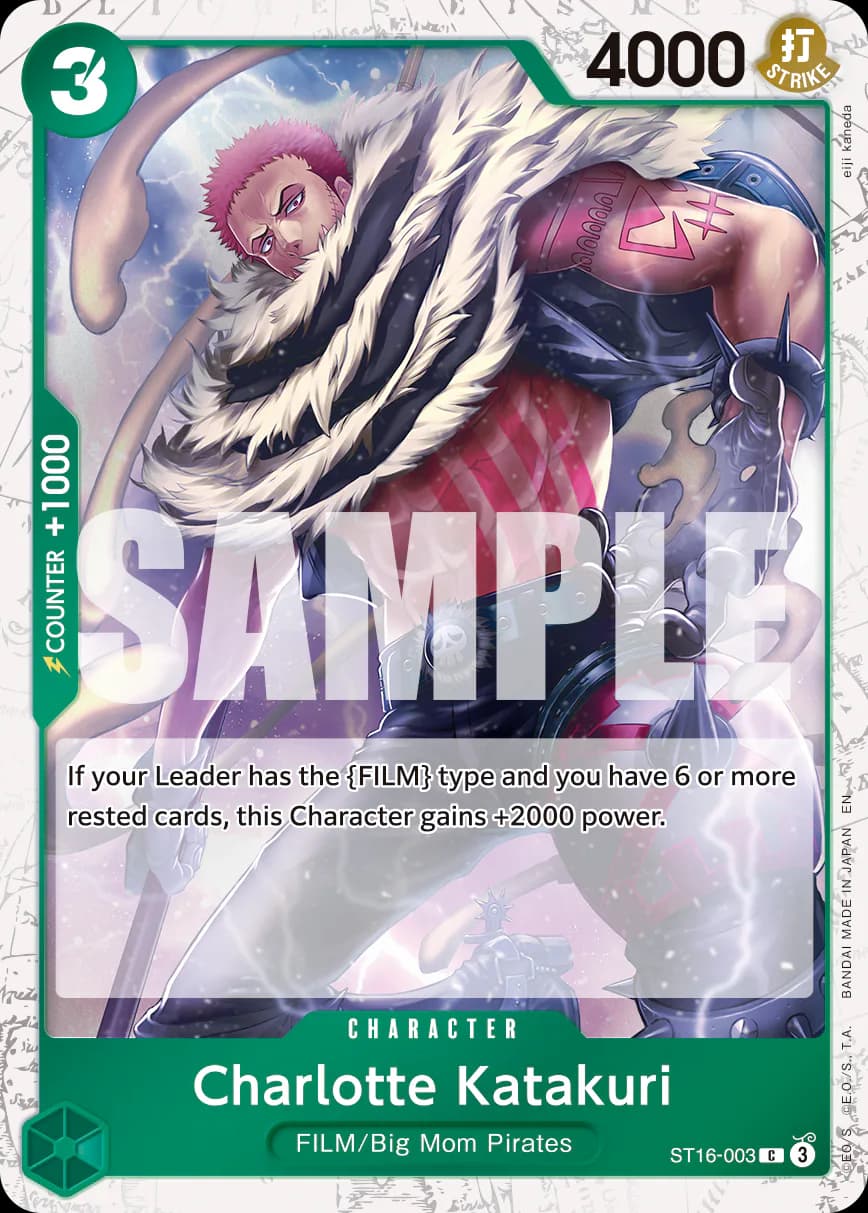 Charlotte Katakuri ST16-003 Official alternate printing 1