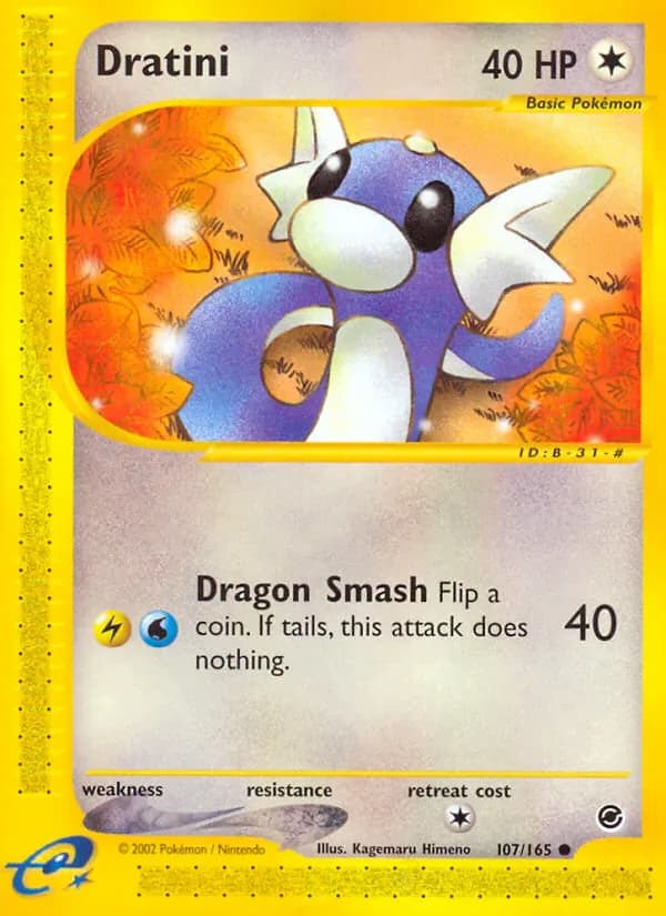 Dratini 107/165 from Expedition Base Set