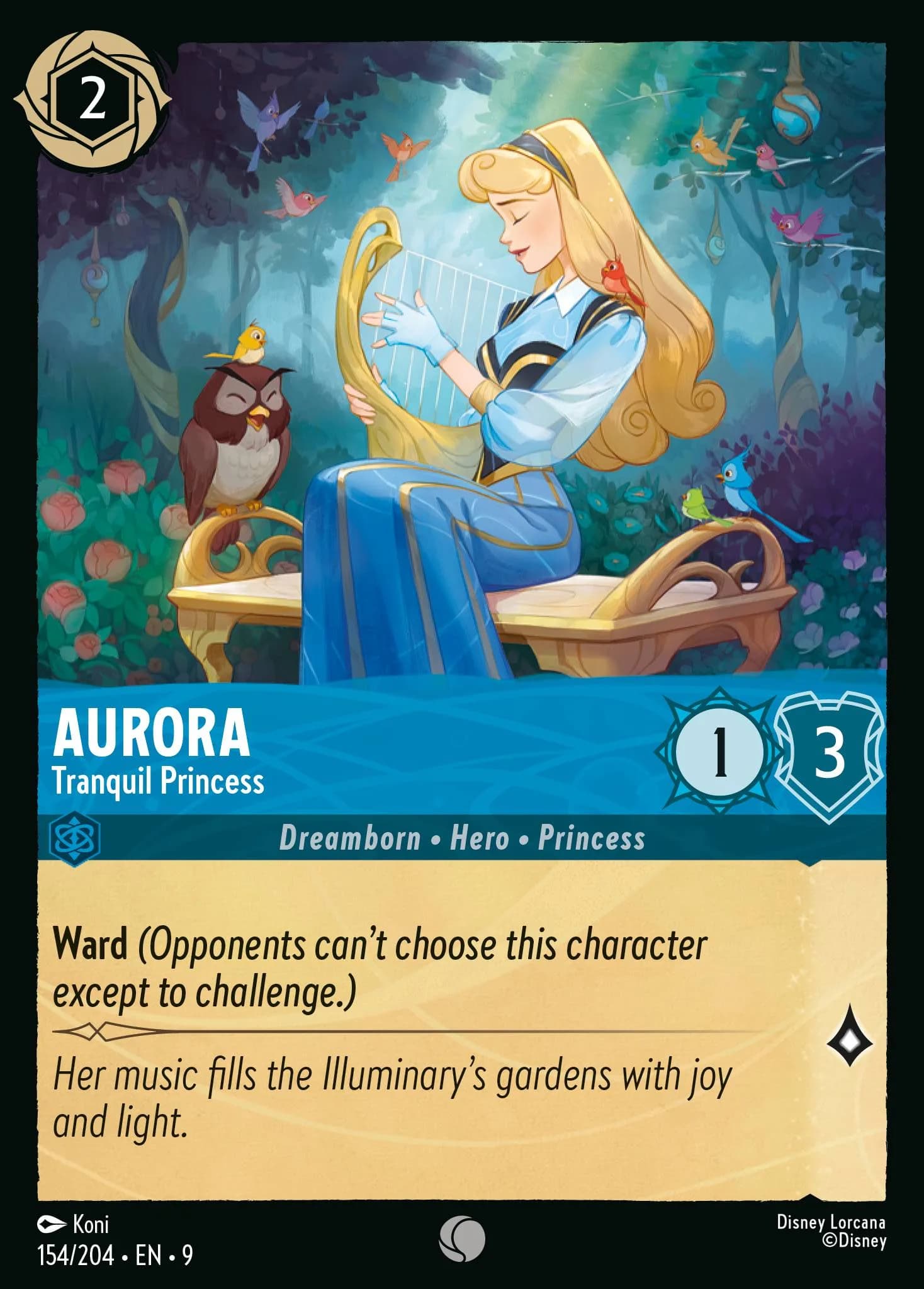 Aurora - Tranquil Princess 154/204 from Fabled