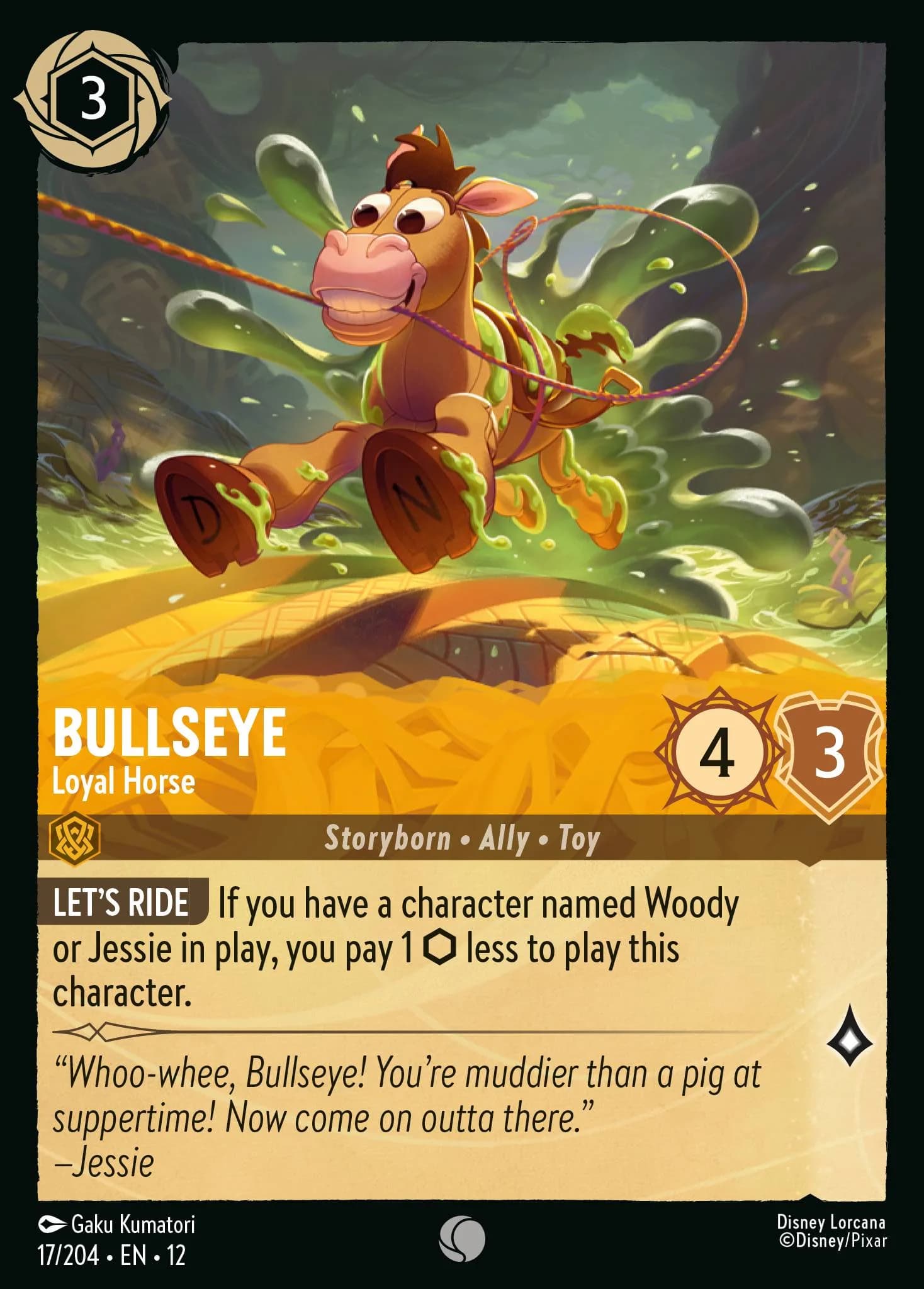 Bullseye - Loyal Horse 17/204 from Wilds Unknown