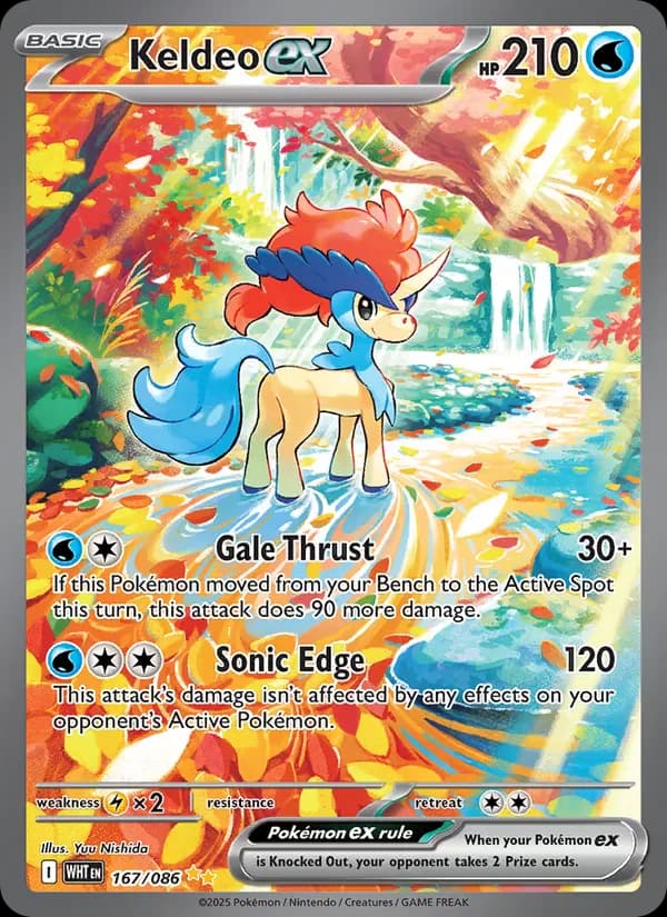 Keldeo ex 167/86 from White Flare