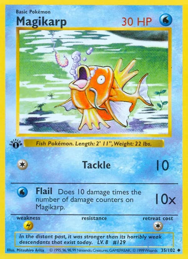 Magikarp 35/102 from Base Set