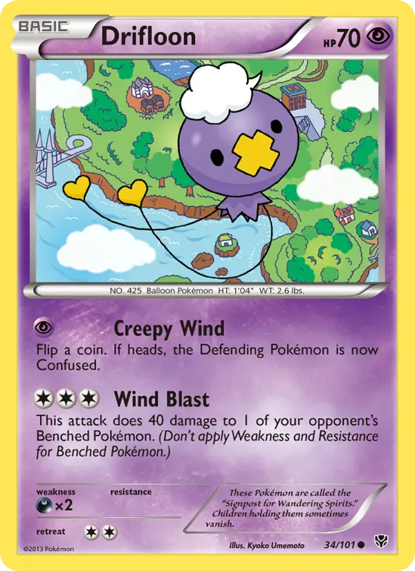Drifloon 34/101 from Plasma Blast