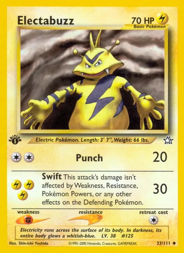 Electabuzz 33/111 from Neo Genesis