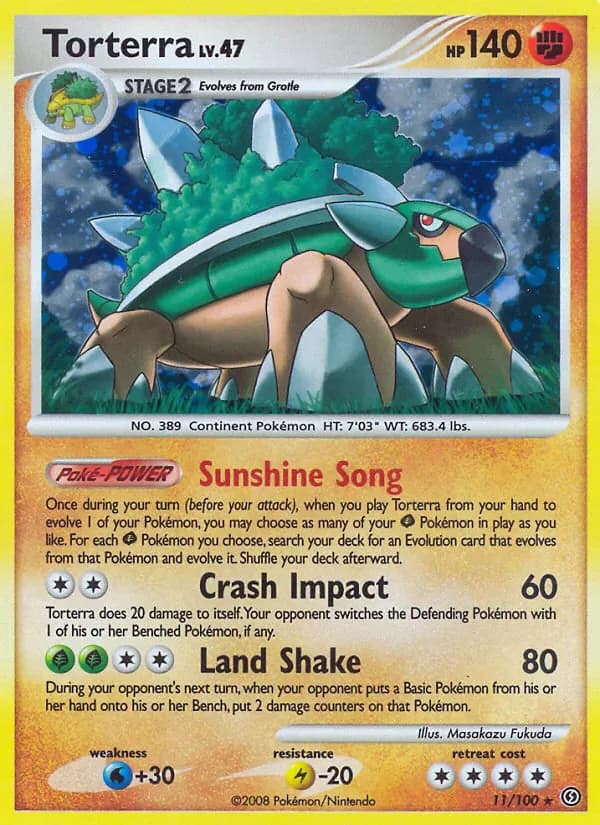 Torterra 11/100 from Stormfront