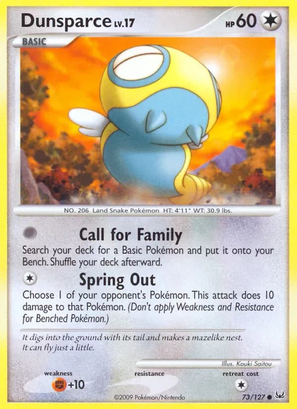 Dunsparce 73/127 from Platinum