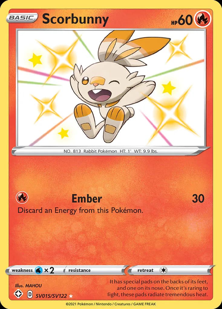 Scorbunny SV015/SV122 from Shining Fates