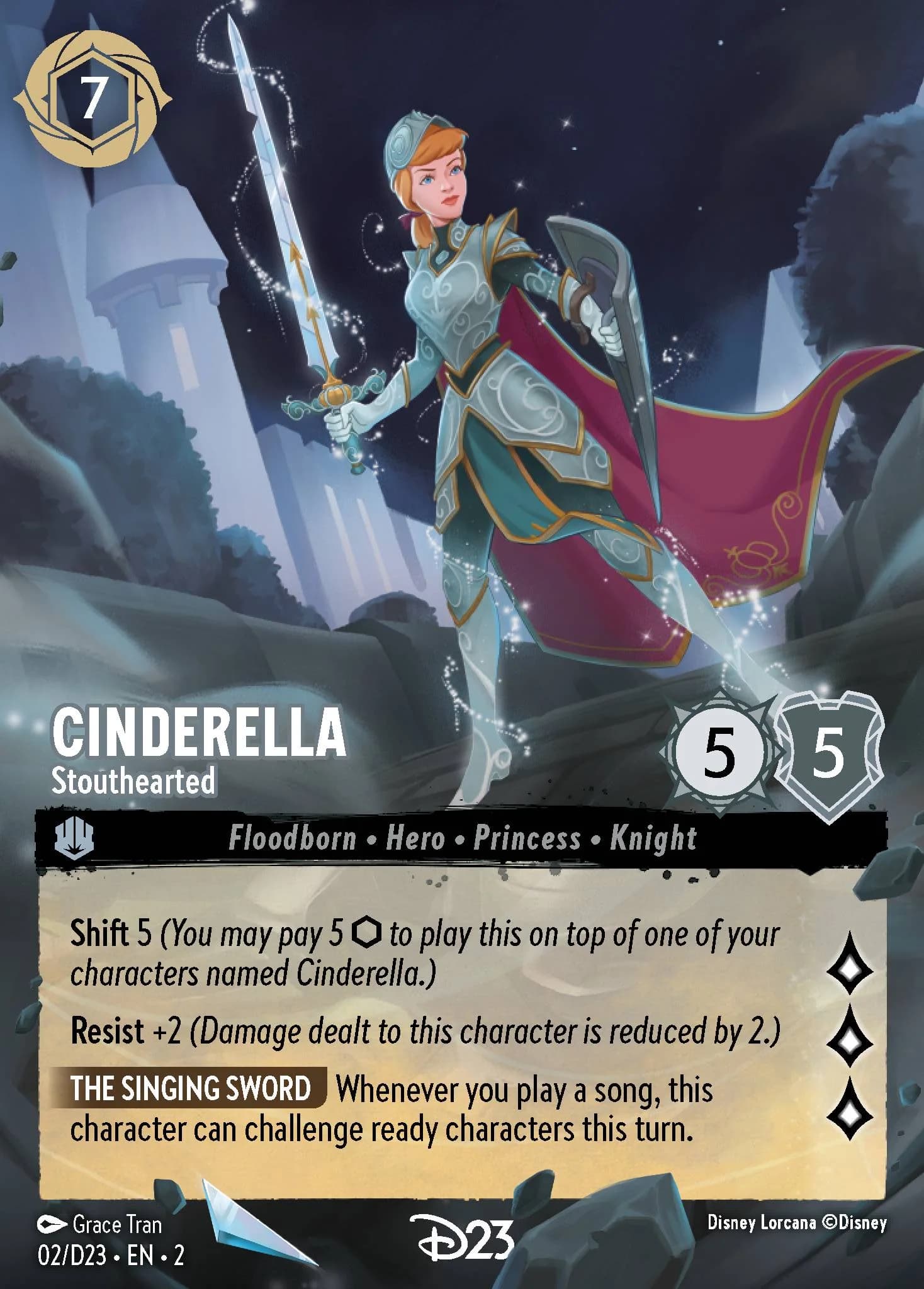 Cinderella - Stouthearted 02/D23 from Rise of the Floodborn