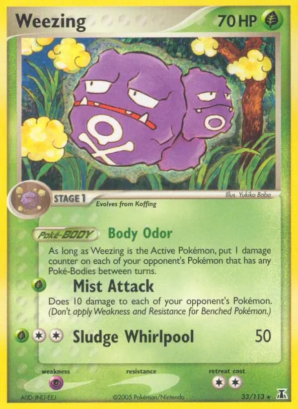 Weezing 33/113 from EX Delta Species