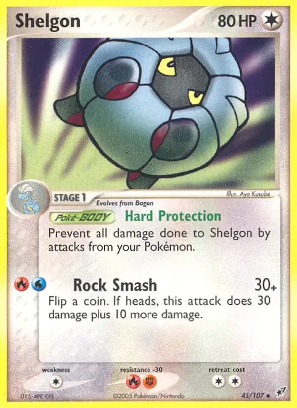 Shelgon 45/107 from EX Deoxys
