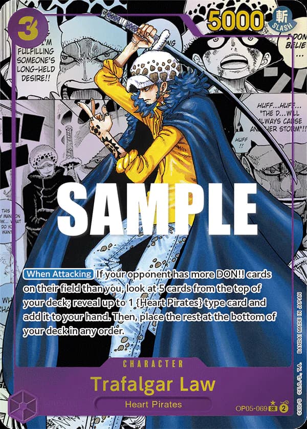 Trafalgar Law OP05-069 Official alternate printing 2
