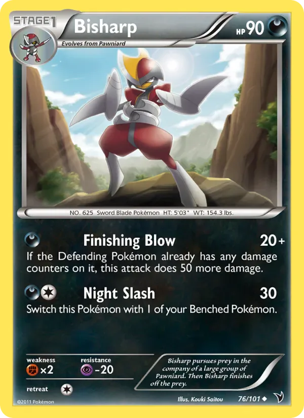Bisharp 76/101 from Noble Victories
