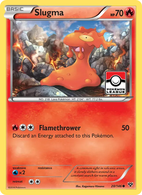 Slugma 20/146 from XY Base Set