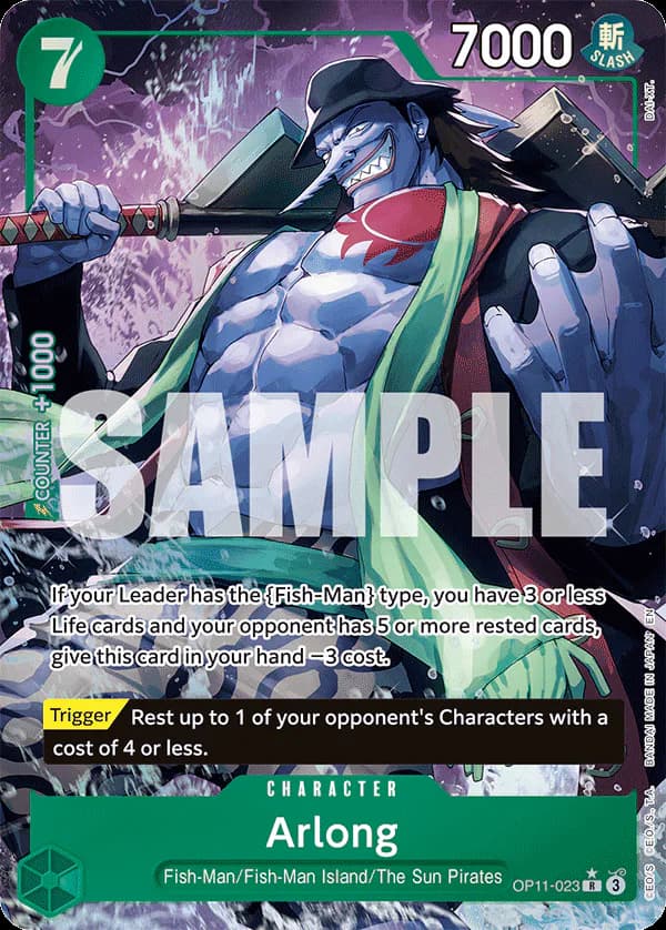 Arlong OP11-023 Official alternate printing 1