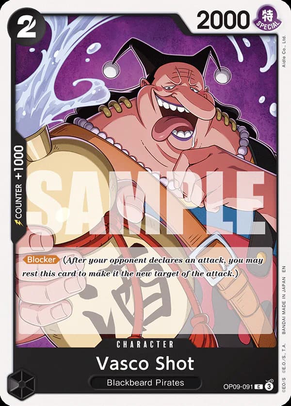 Vasco Shot OP09-091 Official alternate printing r1