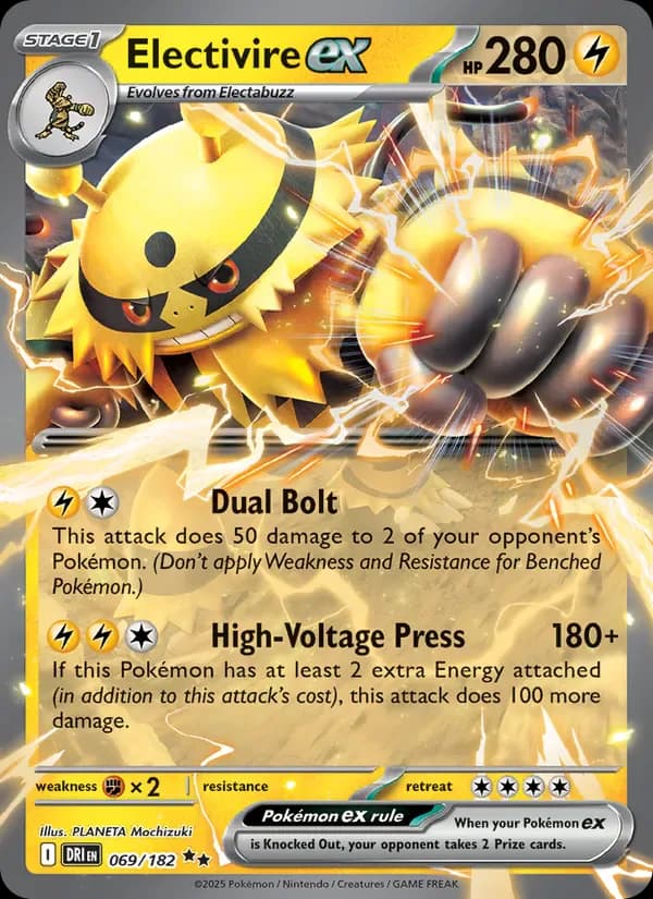 Electivire ex 069/182 from Destined Rivals