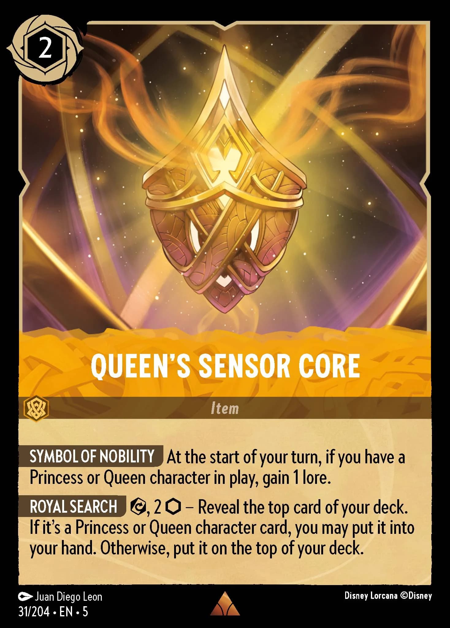 Queen's Sensor Core 31/204 from Shimmering Skies