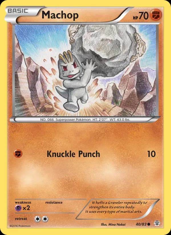 Machop 40/83 from Generations