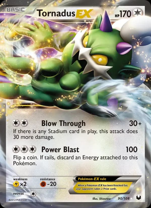 Tornadus-EX 90/108 from Dark Explorers