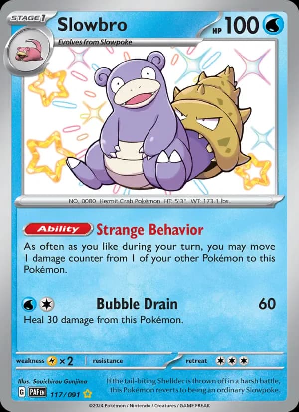 Slowbro 117/91 from Paldean Fates