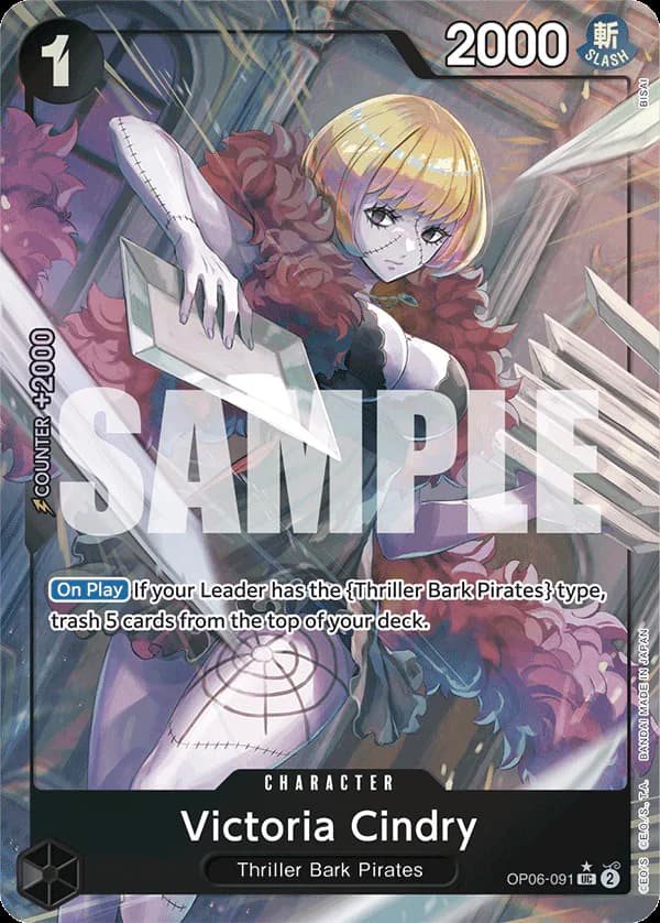 Victoria Cindry OP06-091 Official alternate printing 3
