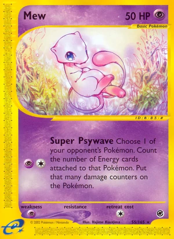 Mew 55/165 from Expedition Base Set