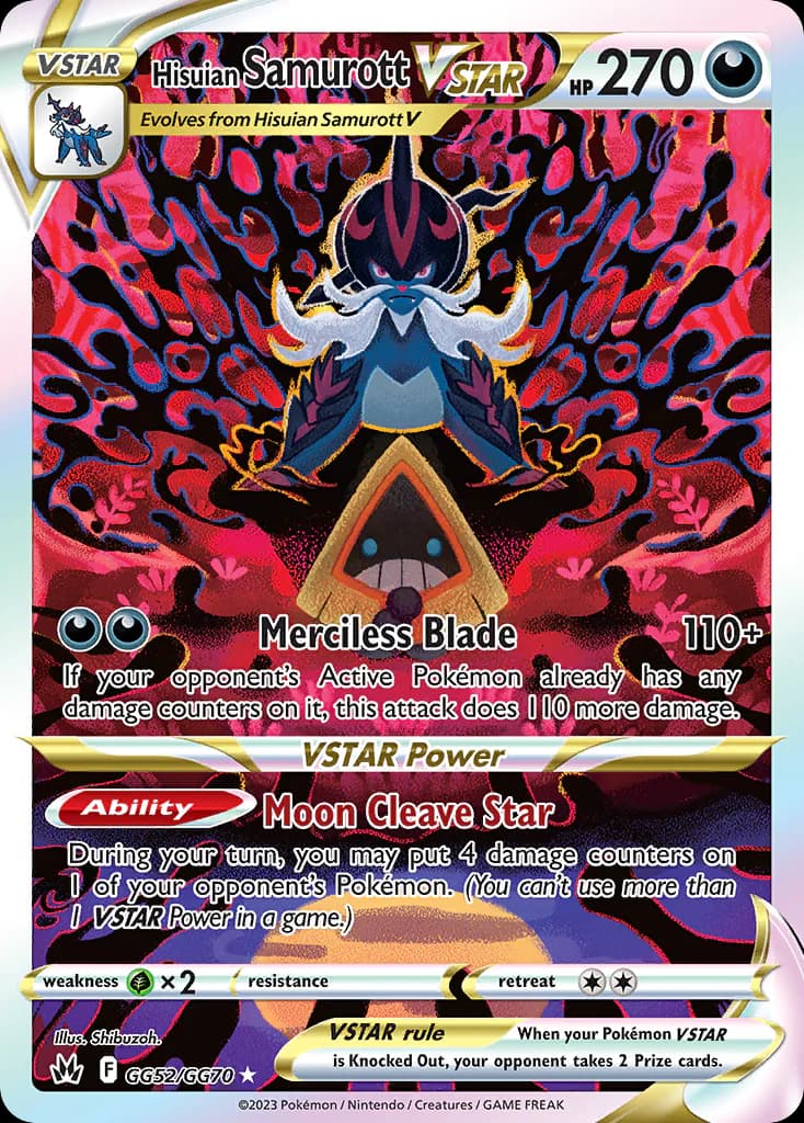 Hisuian Samurott VSTAR GG52/GG70 from Crown Zenith