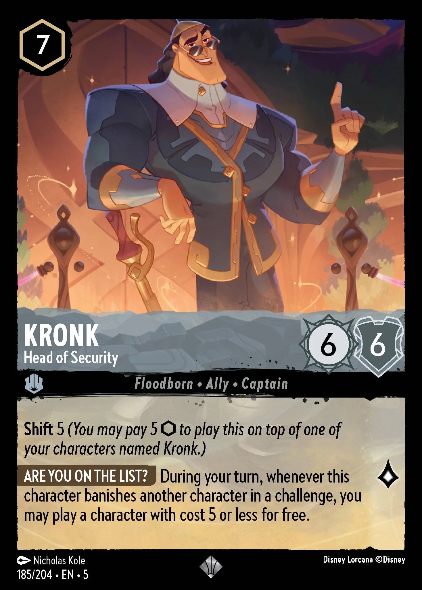 Kronk - Head of Security 185/204 from Shimmering Skies