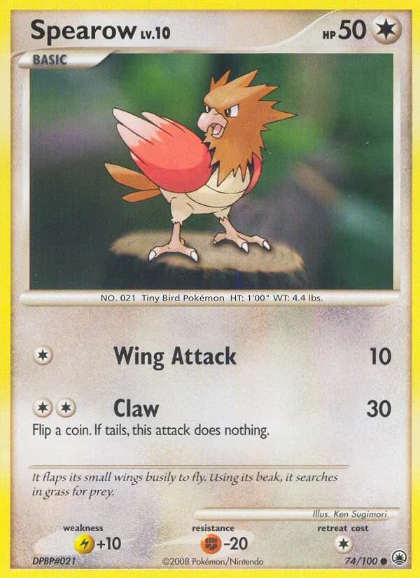 Spearow 74/100 from Majestic Dawn