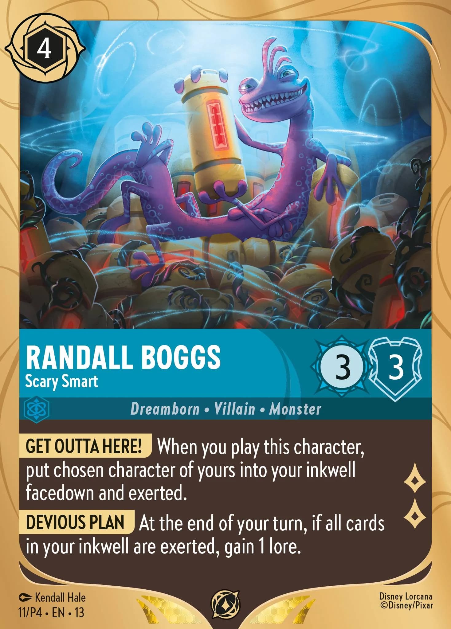 Randall Boggs - Scary Smart 11/P4 from Attack of the Vine!