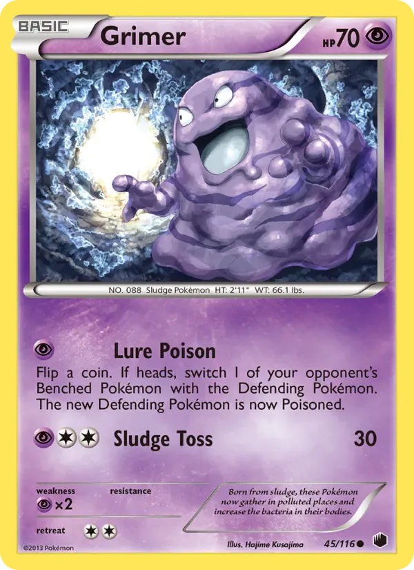 Grimer 45/116 from Plasma Freeze