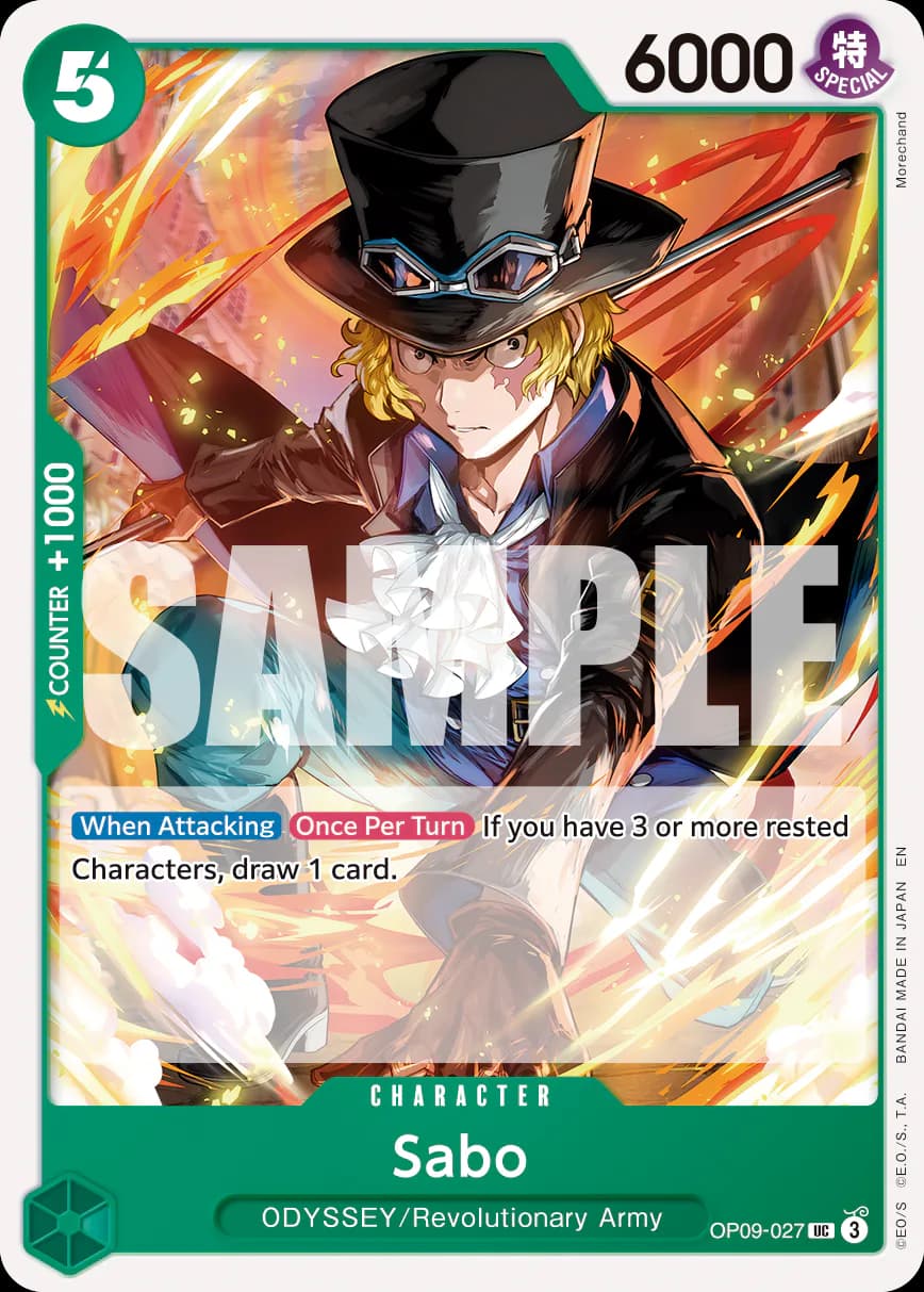 Sabo OP09-027 Official alternate printing r1