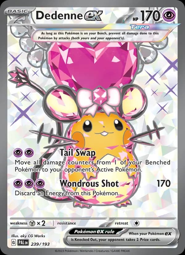 Dedenne ex 239/193 from Paldea Evolved