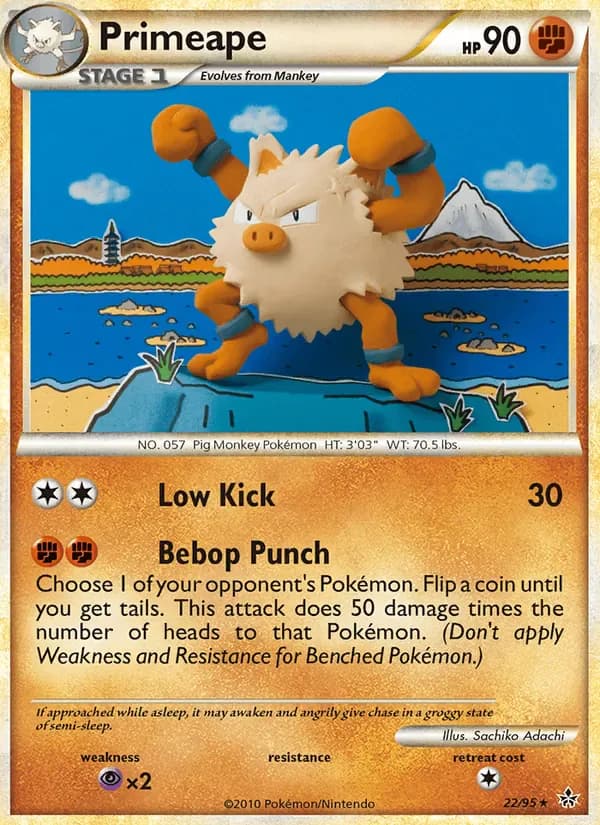 Primeape 22/95 from Unleashed